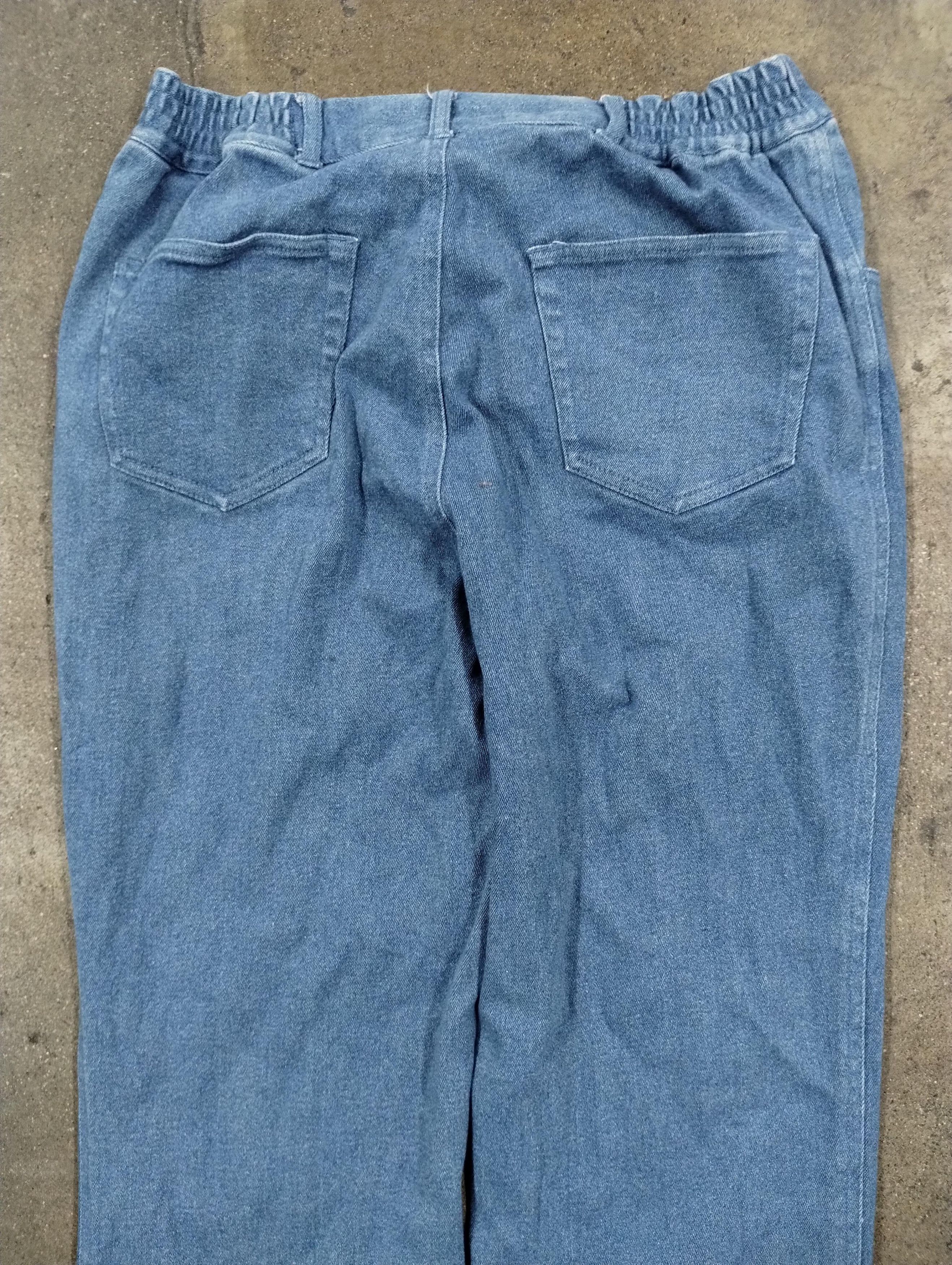 Vintage Vintage Dianes Rose Embroidered Denim Pants Size US 29 - 8 Thumbnail