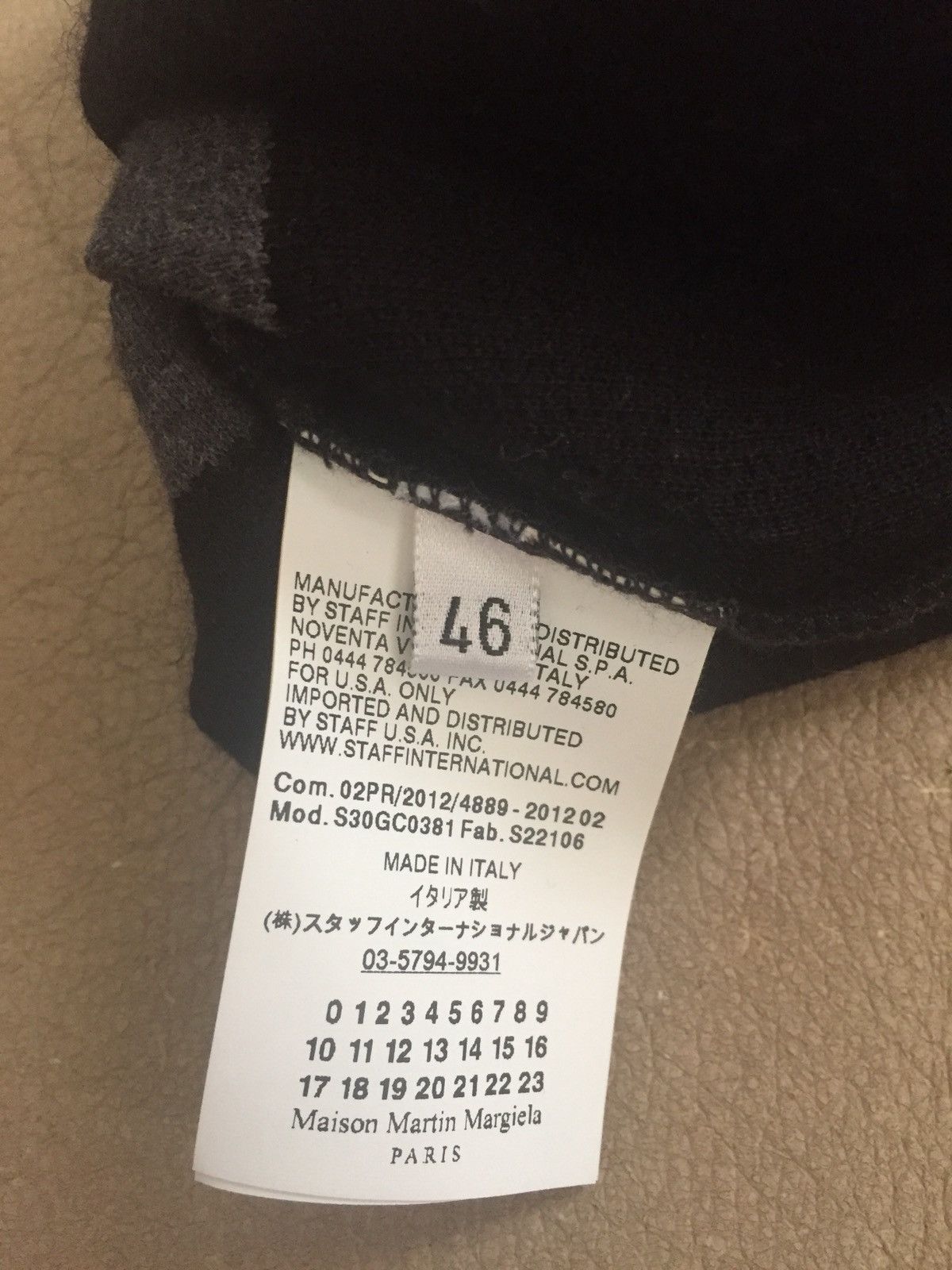 Maison Margiela Maison Martín Margiela Color Block Polo Size 46In Gray/Black Size US S / EU 44-46 / 1 - 11 Thumbnail