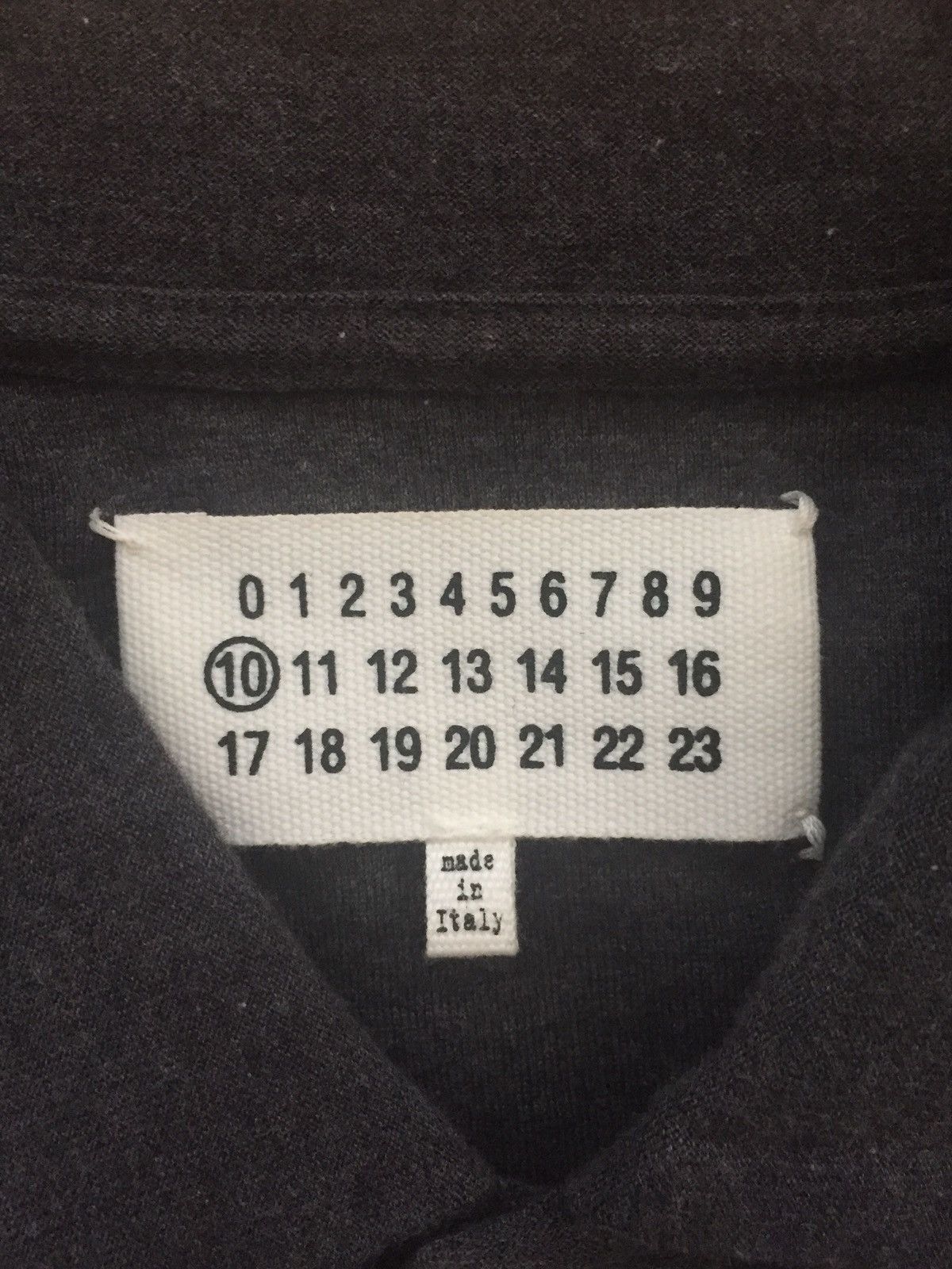 Maison Margiela Maison Martín Margiela Color Block Polo Size 46In Gray/Black Size US S / EU 44-46 / 1 - 8 Thumbnail