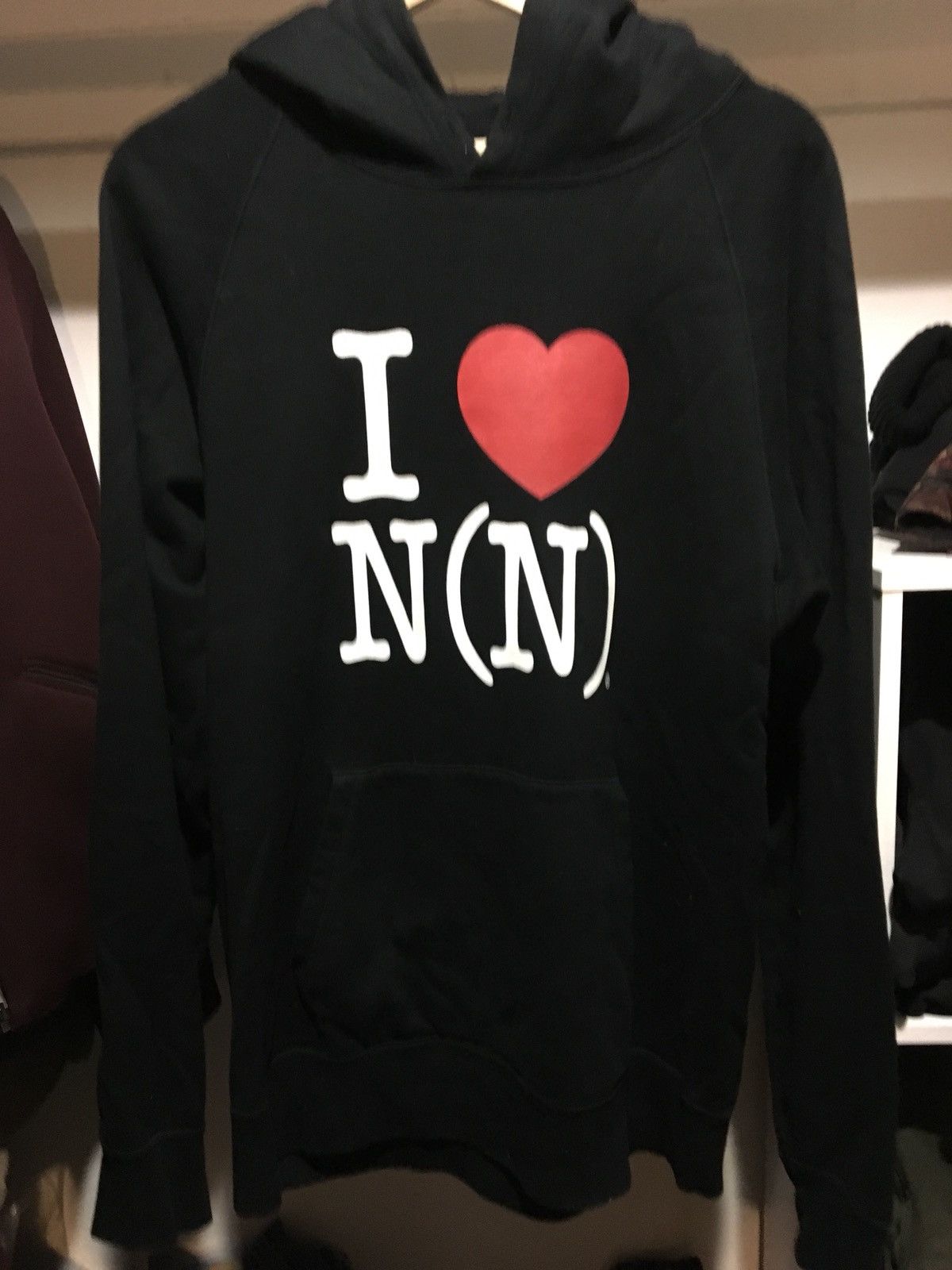 ［みちこ様］NUMBER NINE I LOVE N(N) パーカー NUMBER NINE ナンバーナイン I LOVE N(N) ラグランパーカー
