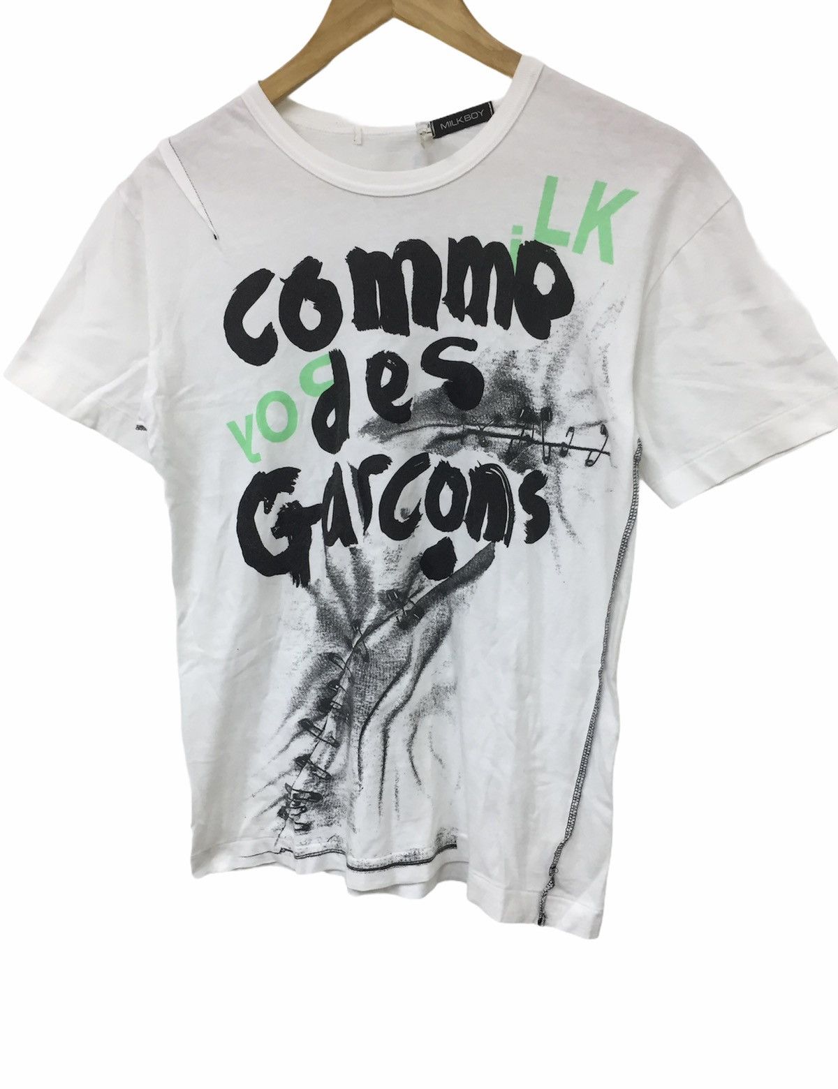 Comme des Garcons × Japanese Brand 🔥🔥🔥Rare,Vintage CDG X Milk Boy memorable collab Tee Size US S / EU 44-46 / 1 - 6 Thumbnail