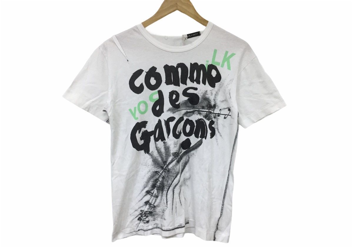 Comme des Garcons × Japanese Brand 🔥🔥🔥Rare,Vintage CDG X Milk Boy memorable collab Tee Size US S / EU 44-46 / 1 - 5 Thumbnail