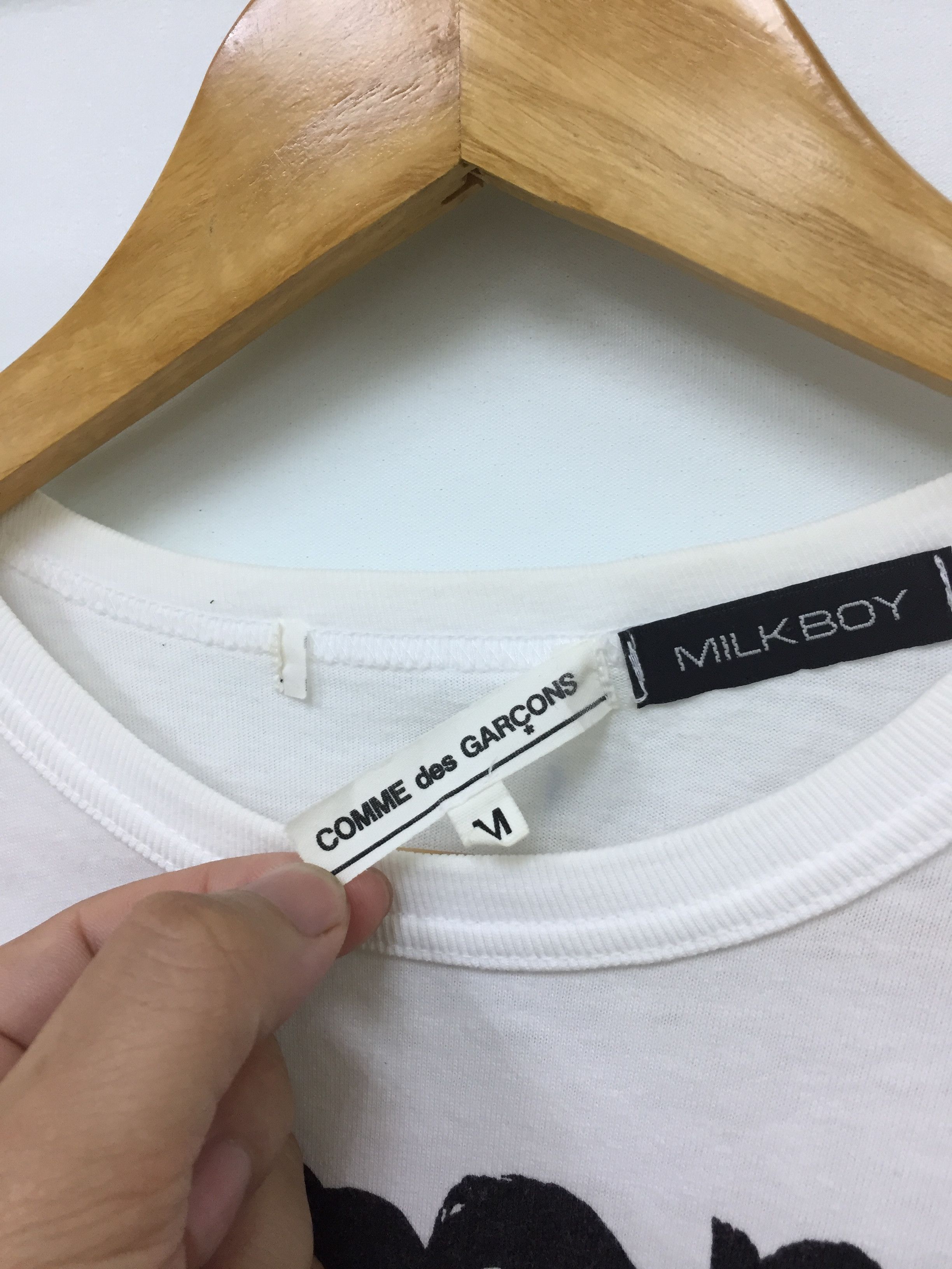 Comme des Garcons × Japanese Brand 🔥🔥🔥Rare,Vintage CDG X Milk Boy memorable collab Tee Size US S / EU 44-46 / 1 - 13 Thumbnail