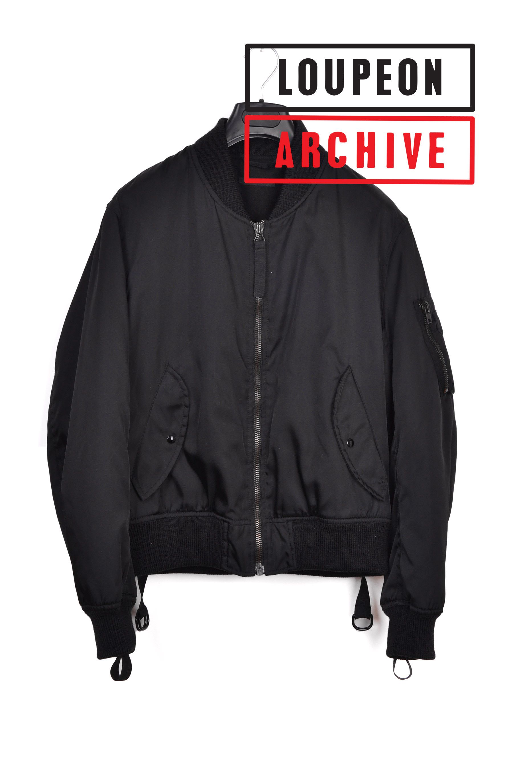 Helmut Lang 2003 BONDAGE BOMBER JACKET | Grailed
