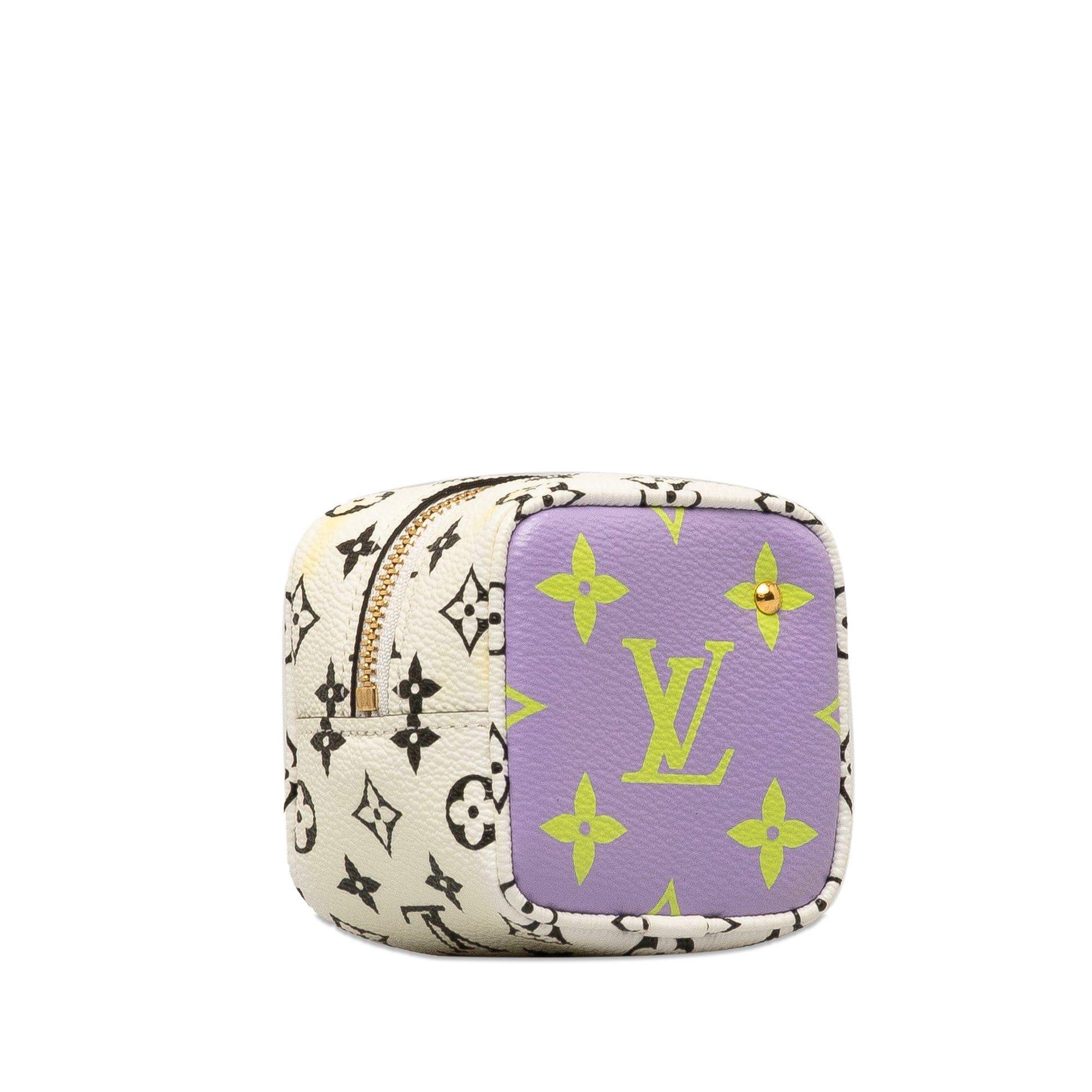 Louis Vuitton LOUIS VUITTON Monogram Giant Porte Monet Cube Coin Pouch ...