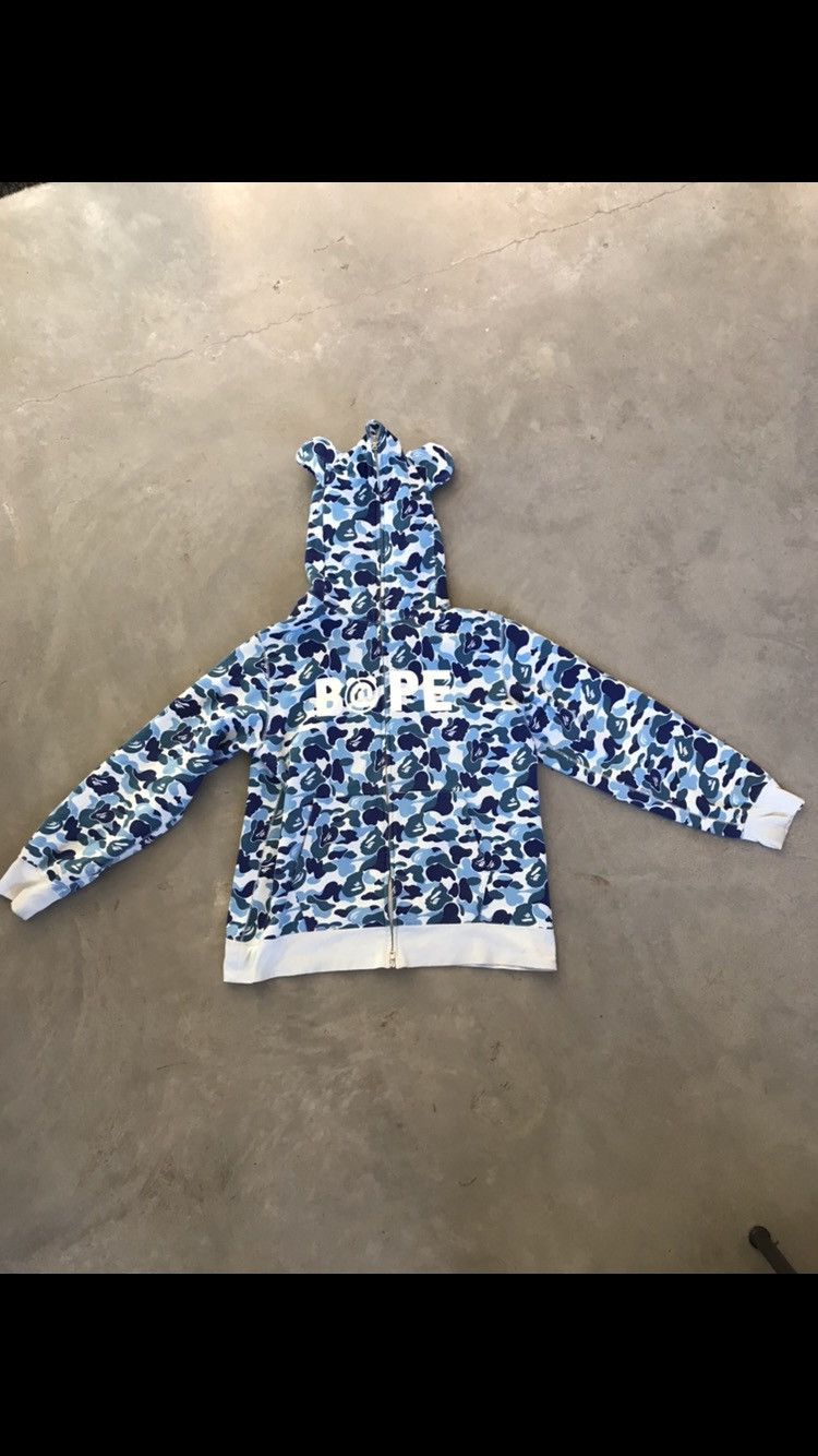 Bape hoodie with online ears