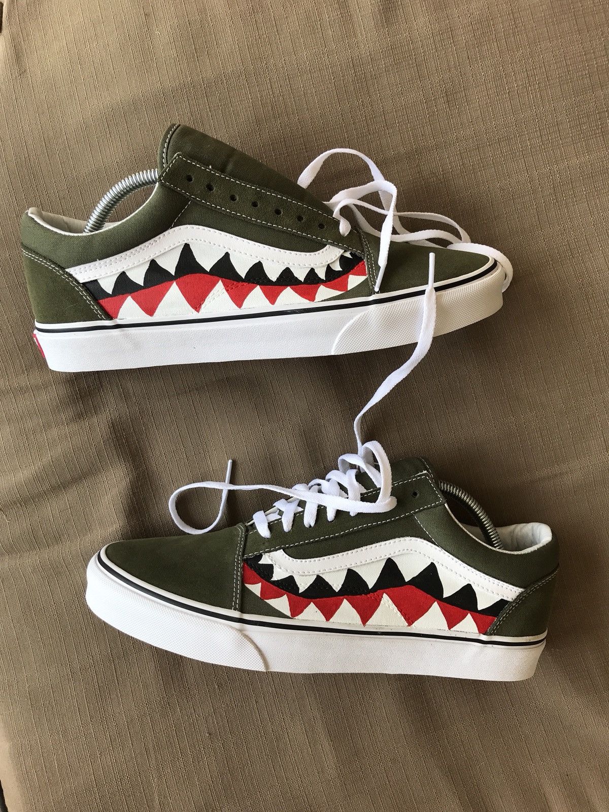 Vans Custom Vans Shark Teeth Grailed 