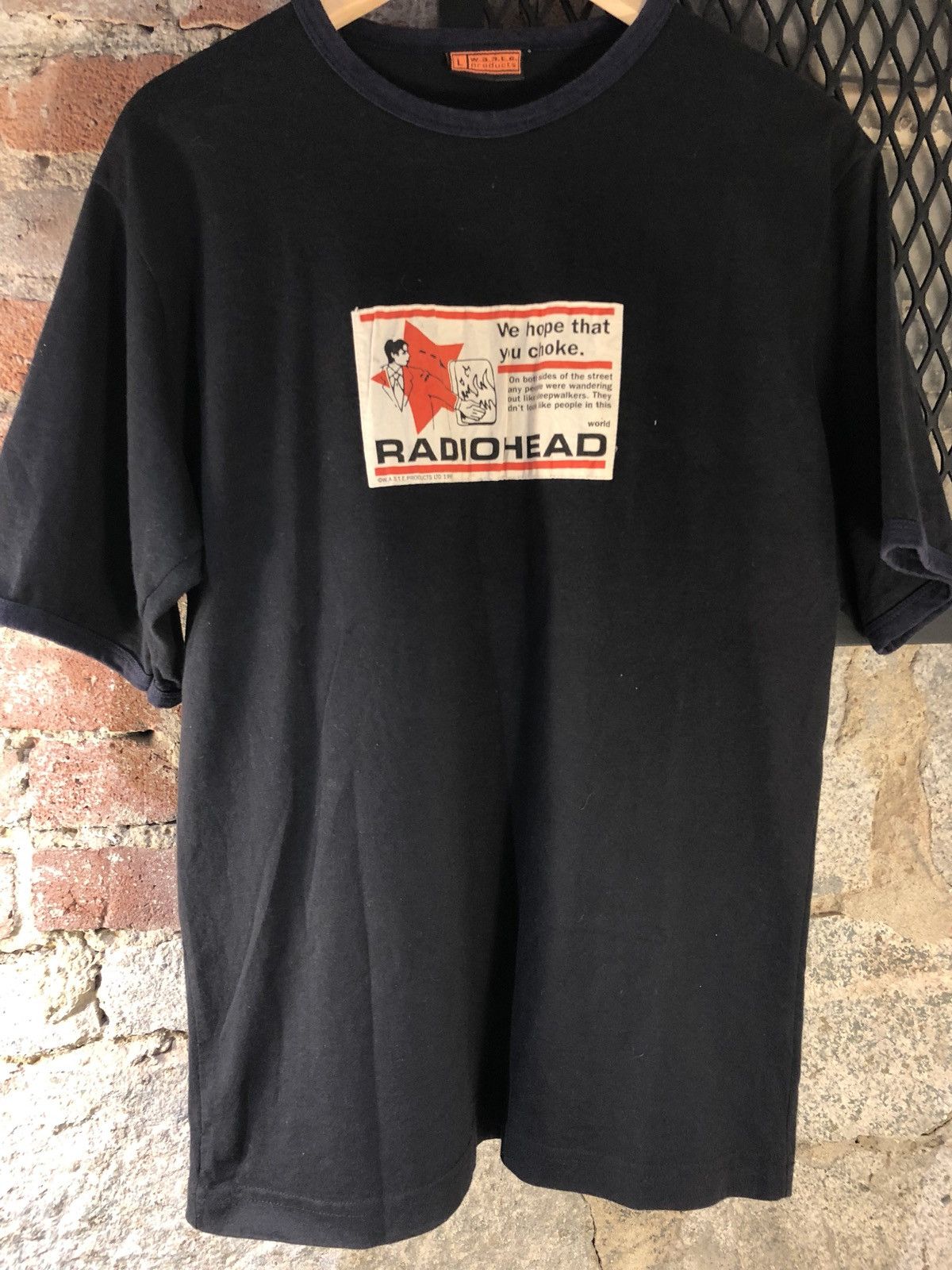 Vintage 90s Radiohead Waste Product T Shirt | Grailed