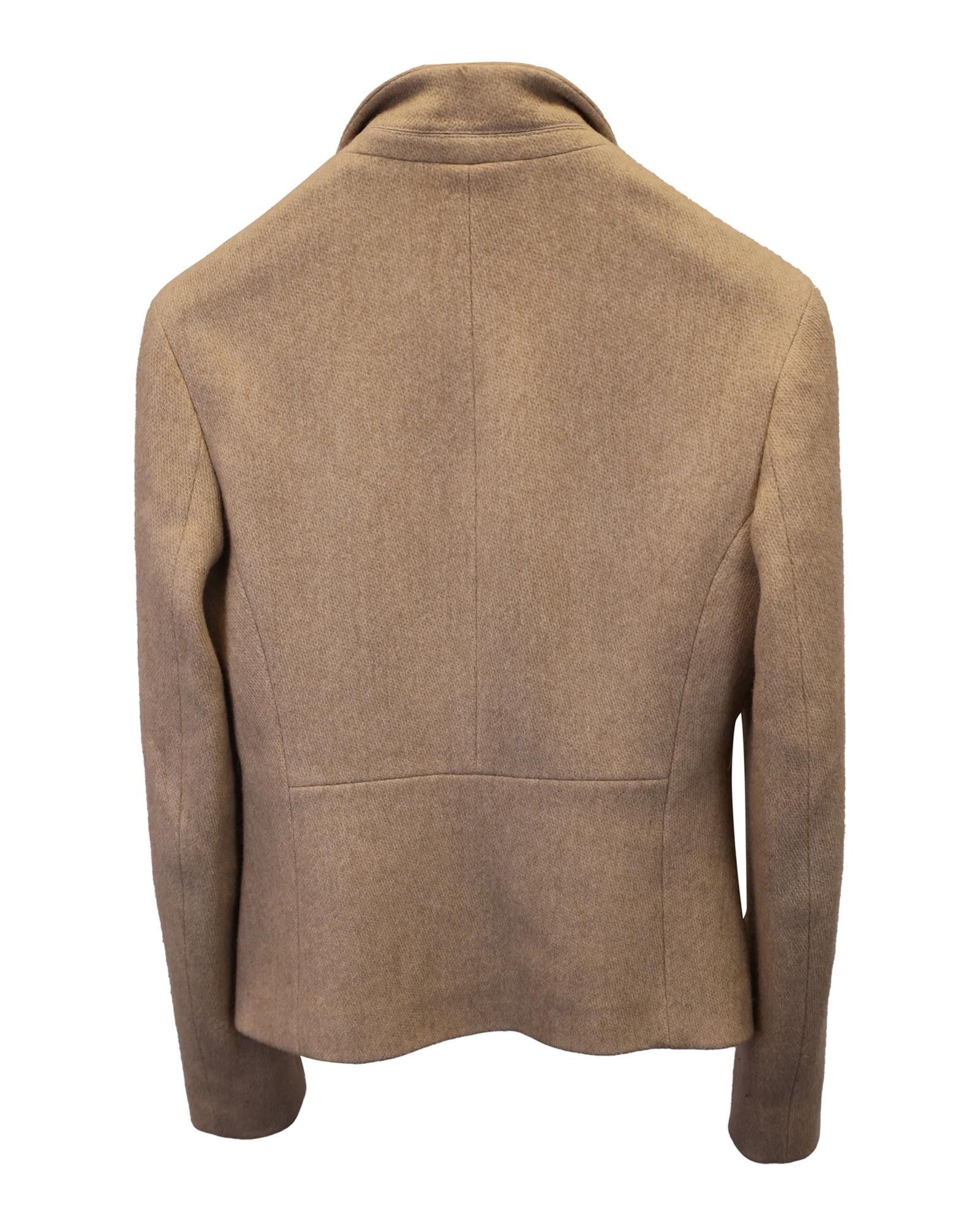 Jil Sander cashmere single-breasted coat - Neutrals