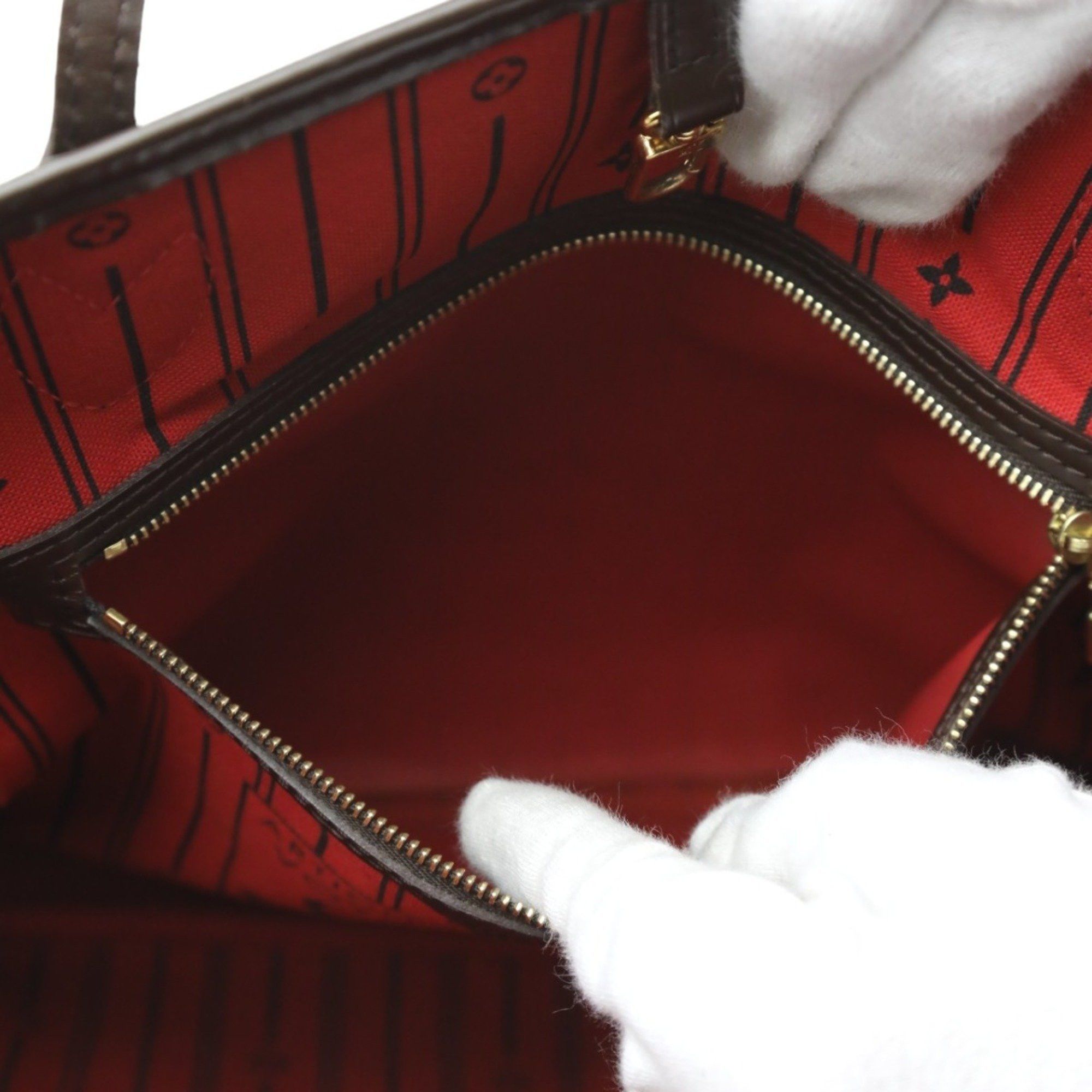 Louis Vuitton Tote Bag Neverfull MM Damier Canvas N41358 Brown LV