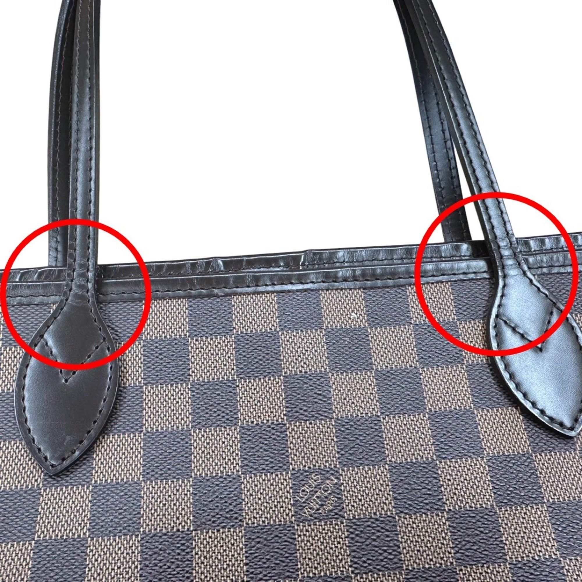 Louis Vuitton Tote Bag Neverfull MM Damier Canvas N41358 Brown LV