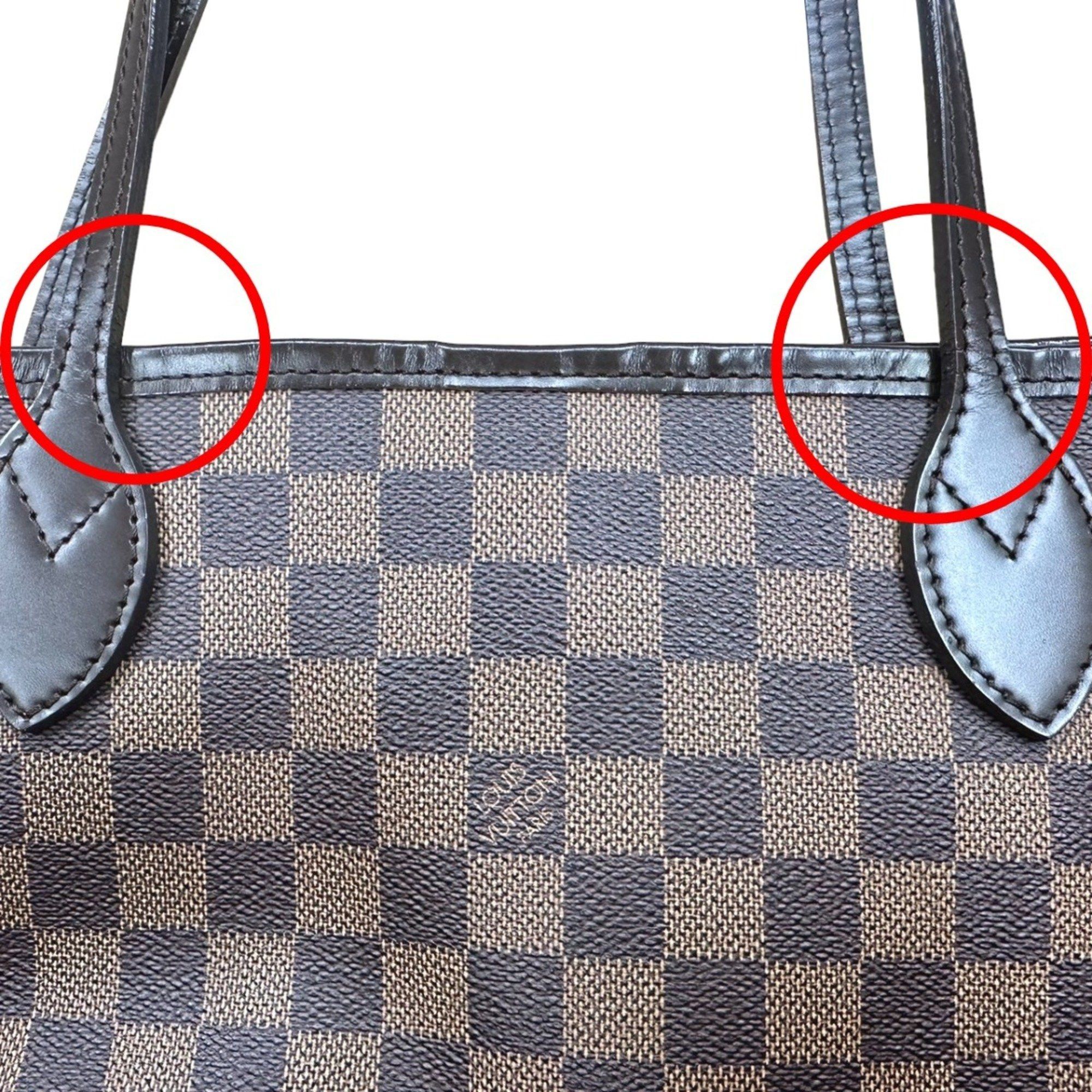 Louis Vuitton Tote Bag Neverfull MM Damier Canvas N41358 Brown LV