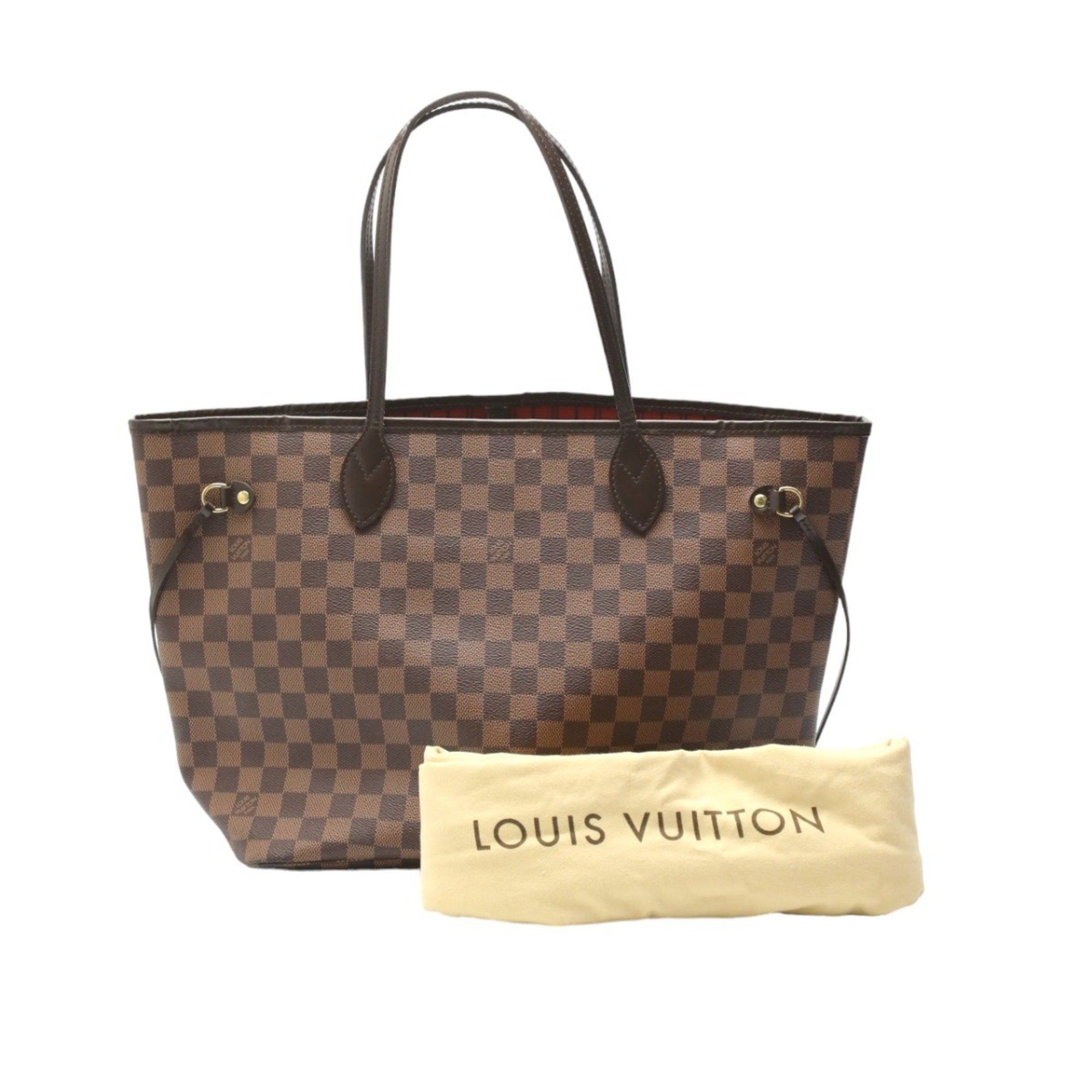 Louis Vuitton Tote Bag Neverfull MM Damier Canvas N41358 Brown LV