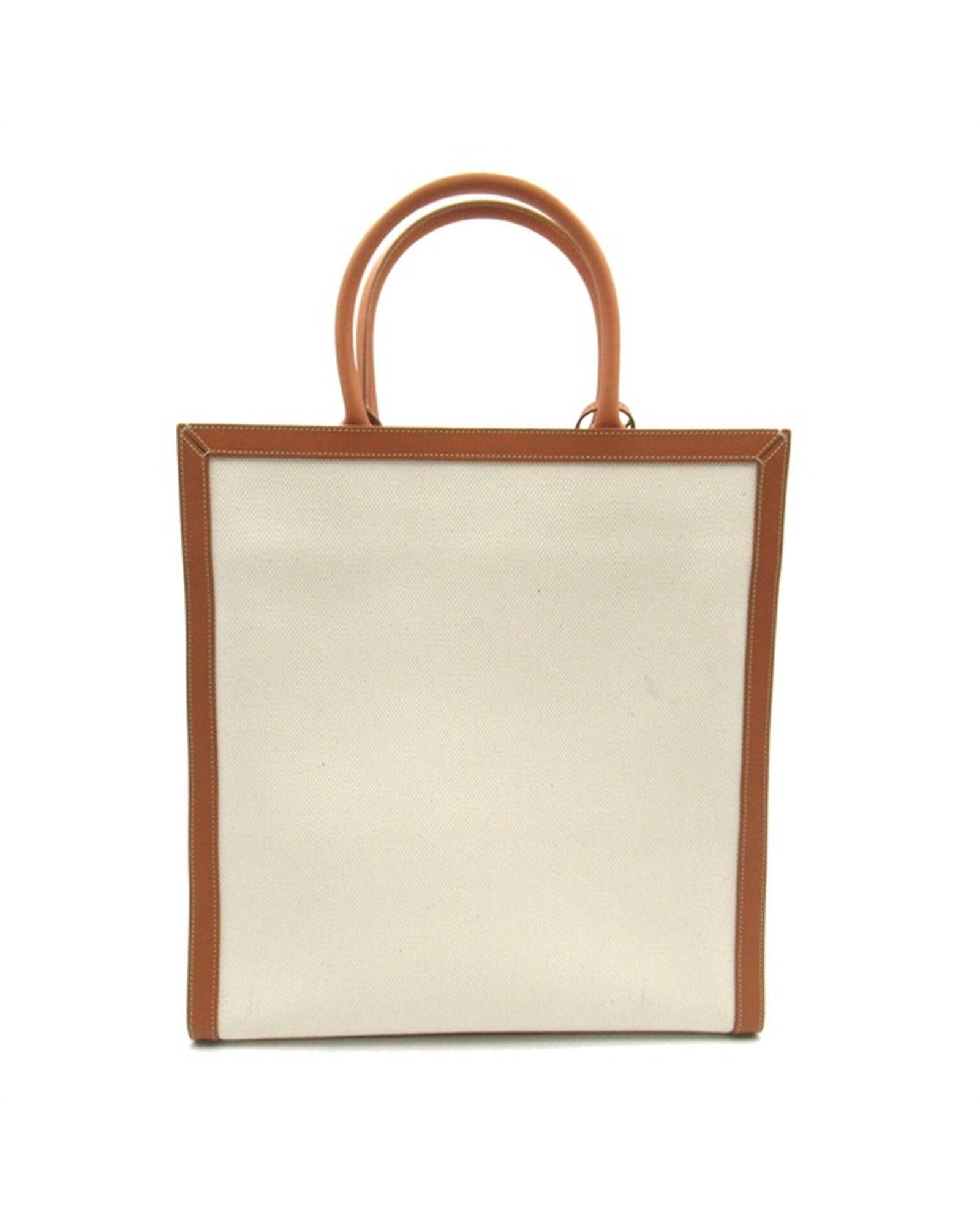 Celine White Vertical Cabas Tote Bag in Excellent Condition | Grailed