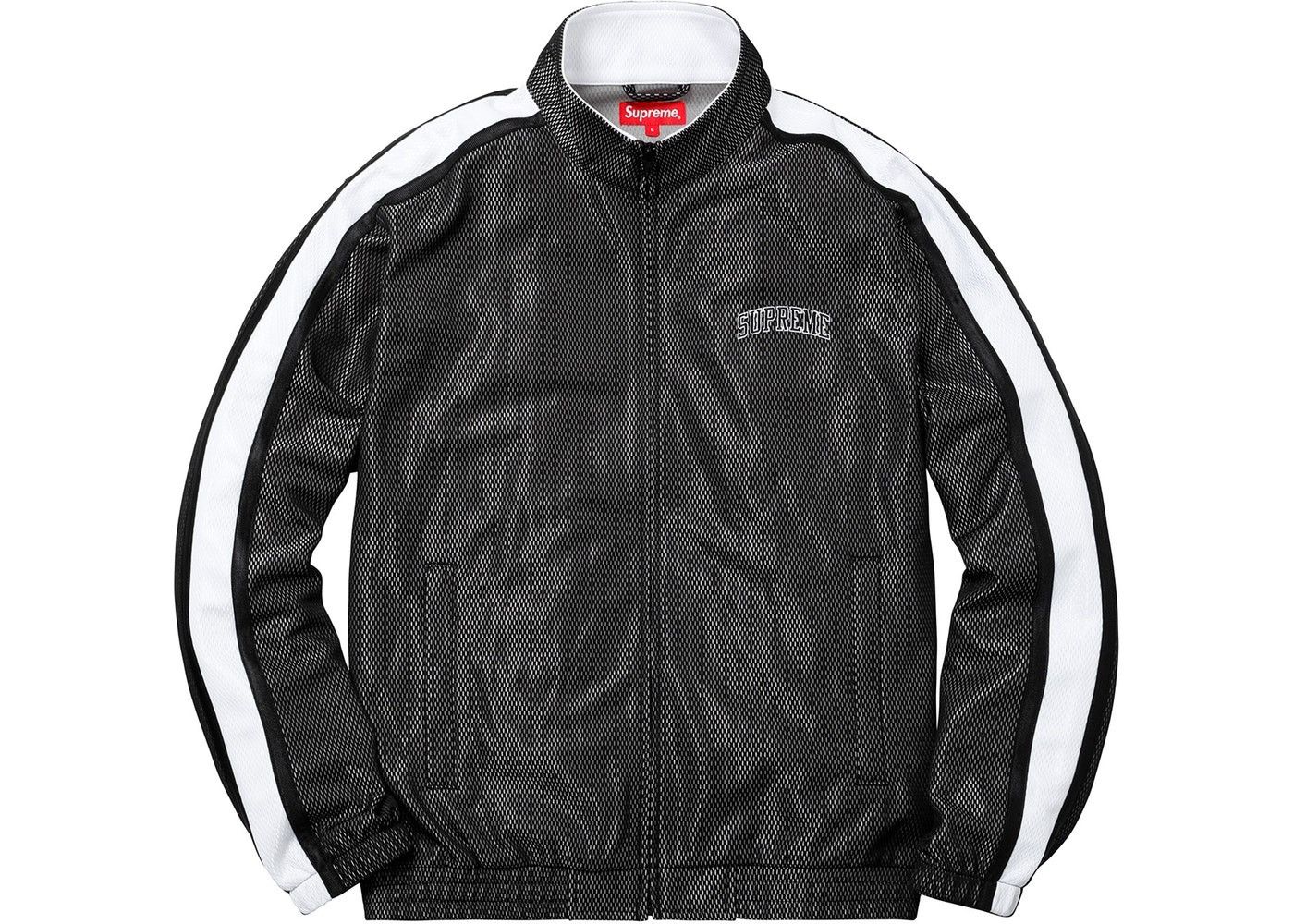 Supreme Metallic Black Mesh Jacket