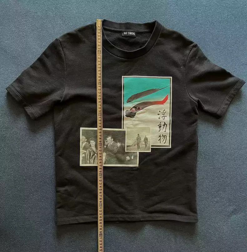 Raf Simons Raf simons printed black t-shirt Size US M / EU 48-50 / 2 - 3 Thumbnail