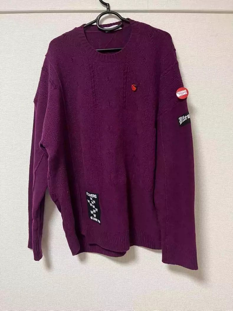 Raf Simons Raf Simons 21SS badge knitted sweater Size US S / EU 44-46 / 1 - 2 Thumbnail