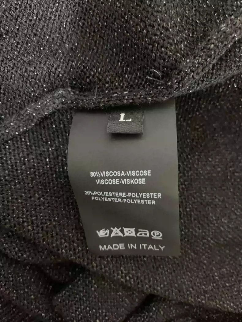 Raf Simons Raf Simons 19SS silver thread knitted deconstructed sweater Size US L / EU 52-54 / 3 - 7 Thumbnail