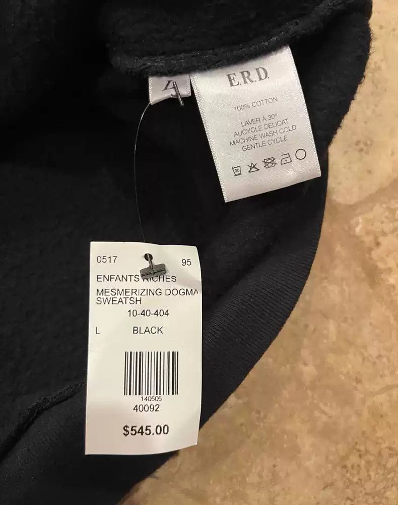 Enfants Riches Deprimes Enfants Riches DeprimesChildren and rabbits have long sleeves. Size US L / EU 52-54 / 3 - 3 Thumbnail