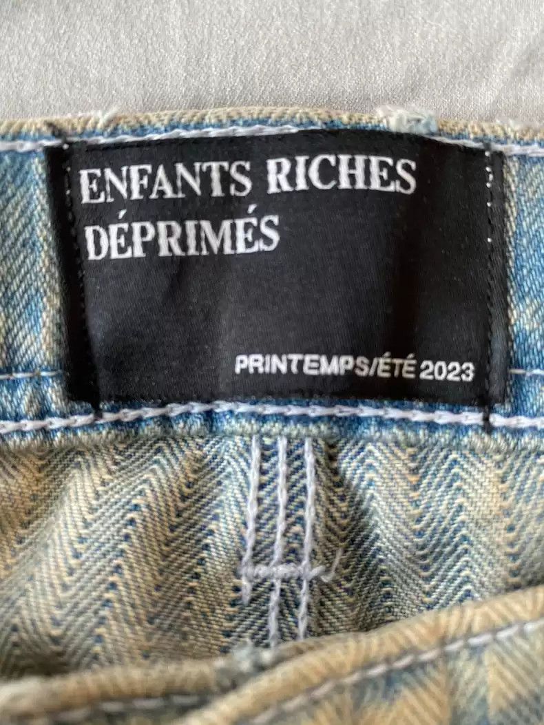 Enfants Riches Deprimes enfants riches deprimes ERD 23SSBloody jeans Size US 29 - 5 Thumbnail