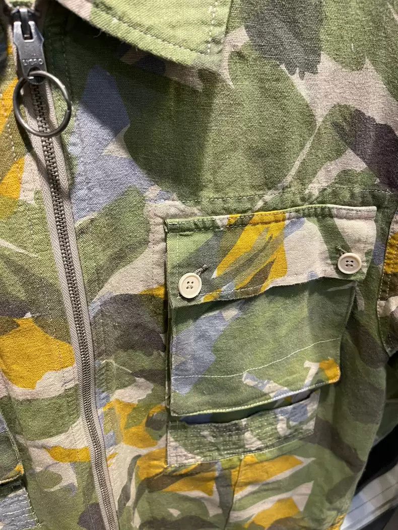 Nigel Cabourn Nigel Cabourn Camouflage Officer Jacket Size US M / EU 48-50 / 2 - 5 Thumbnail