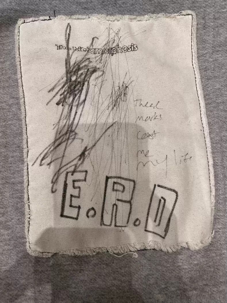 Enfants Riches Deprimes enfants riches deprimes17fw henryHand-painted pin and cloth sweater Size US XL / EU 56 / 4 - 4 Thumbnail