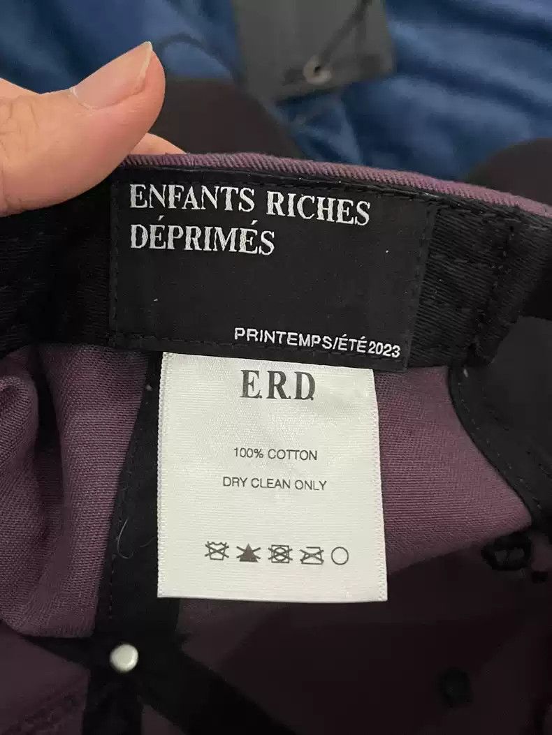 Enfants Riches Deprimes Enfants Riches deprimes 23SS Purple hat baseball cap cap cap Size ONE SIZE - 7 Thumbnail