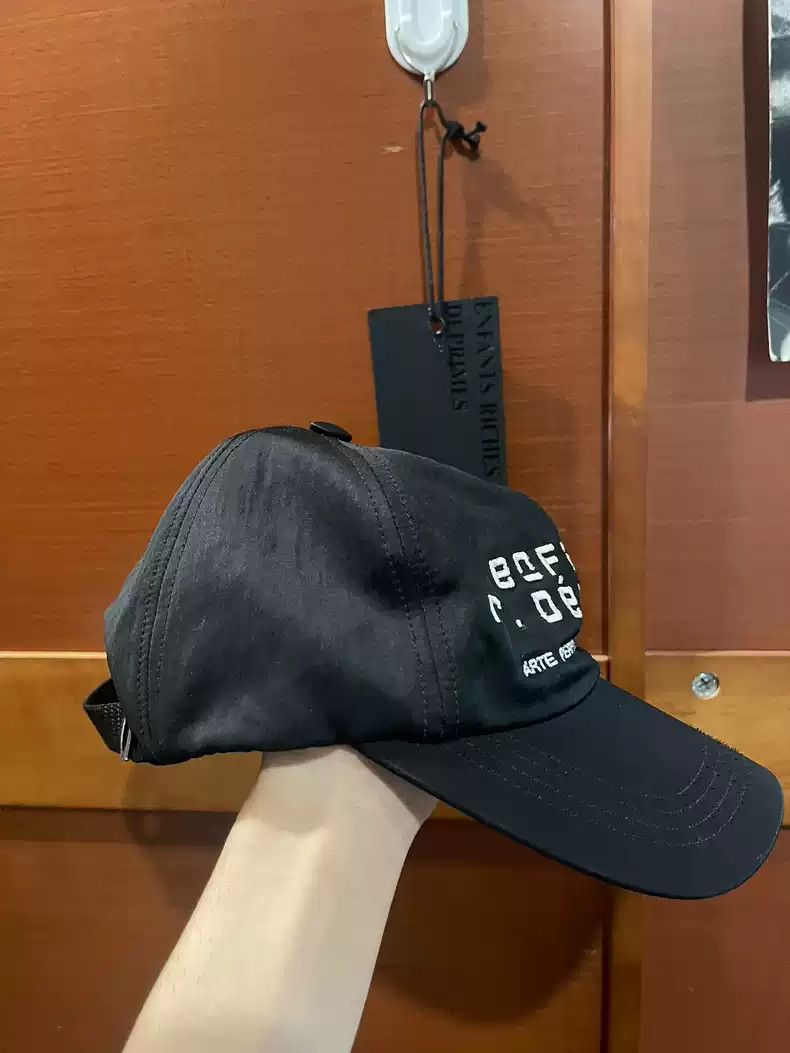 Enfants Riches Deprimes Enfants Riches Deprimes 22ss Silk baseball cap black Size ONE SIZE - 2 Thumbnail