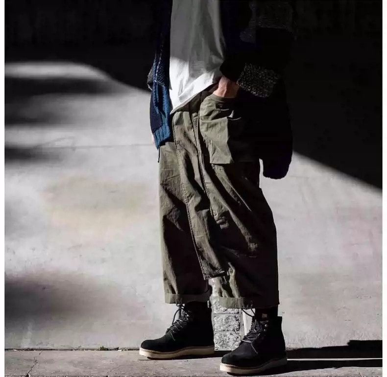 Kapital Kapital sleeper pants washed batik zipper overalls sleeping bag military pants Size US 34 / EU 50 - 8 Thumbnail
