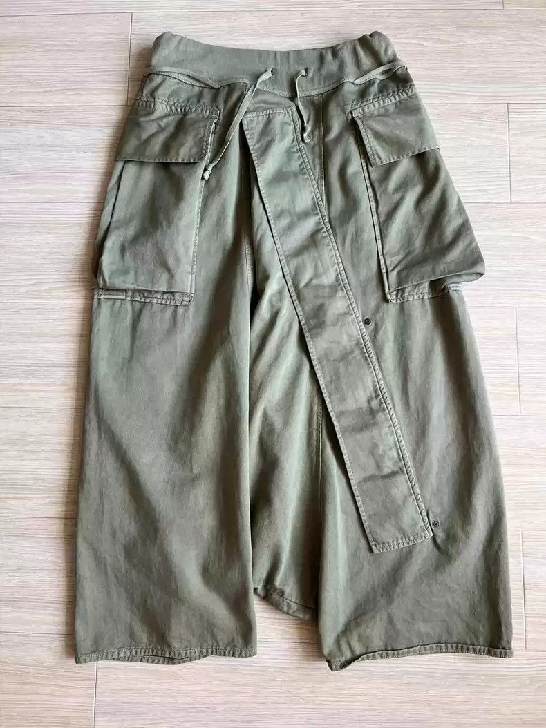Kapital Kapital sleeper pants washed batik zipper overalls sleeping bag military pants Size US 34 / EU 50 - 4 Thumbnail