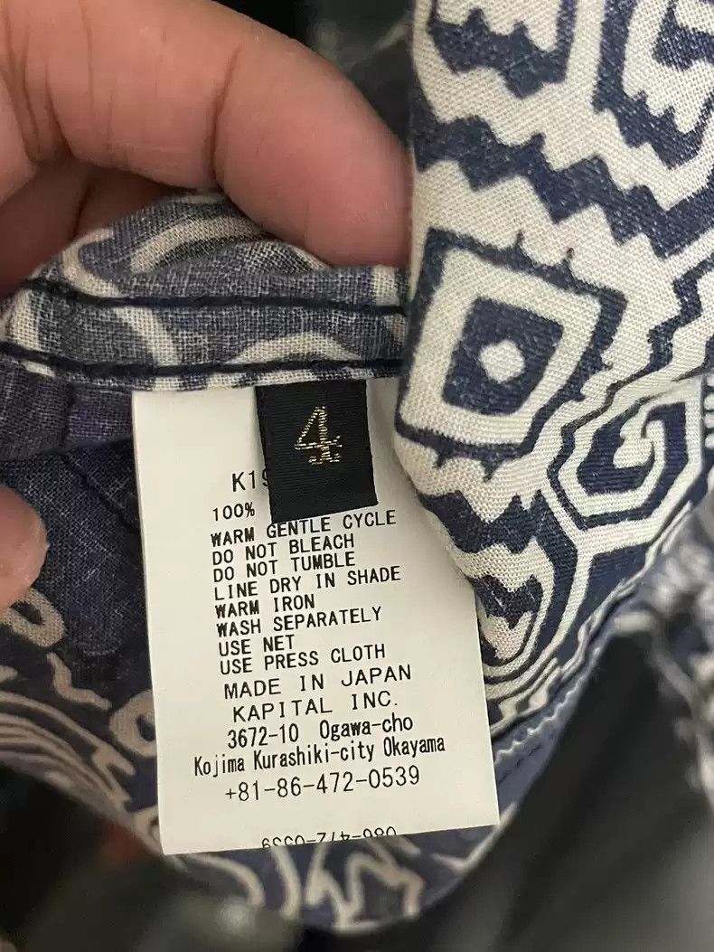 Kapital Kapital cashew flower shirt Size US XL / EU 56 / 4 - 4 Thumbnail