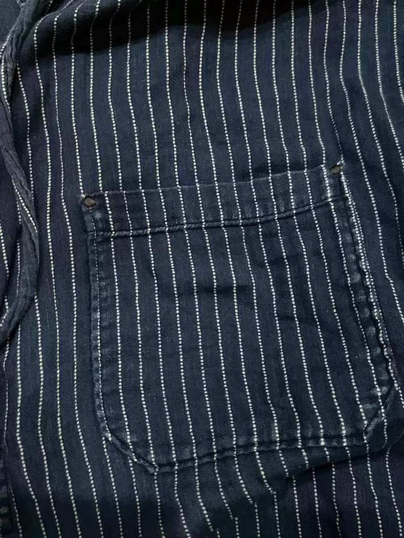 Kapital Kapital blue striped blouse Size US L / EU 52-54 / 3 - 4 Thumbnail