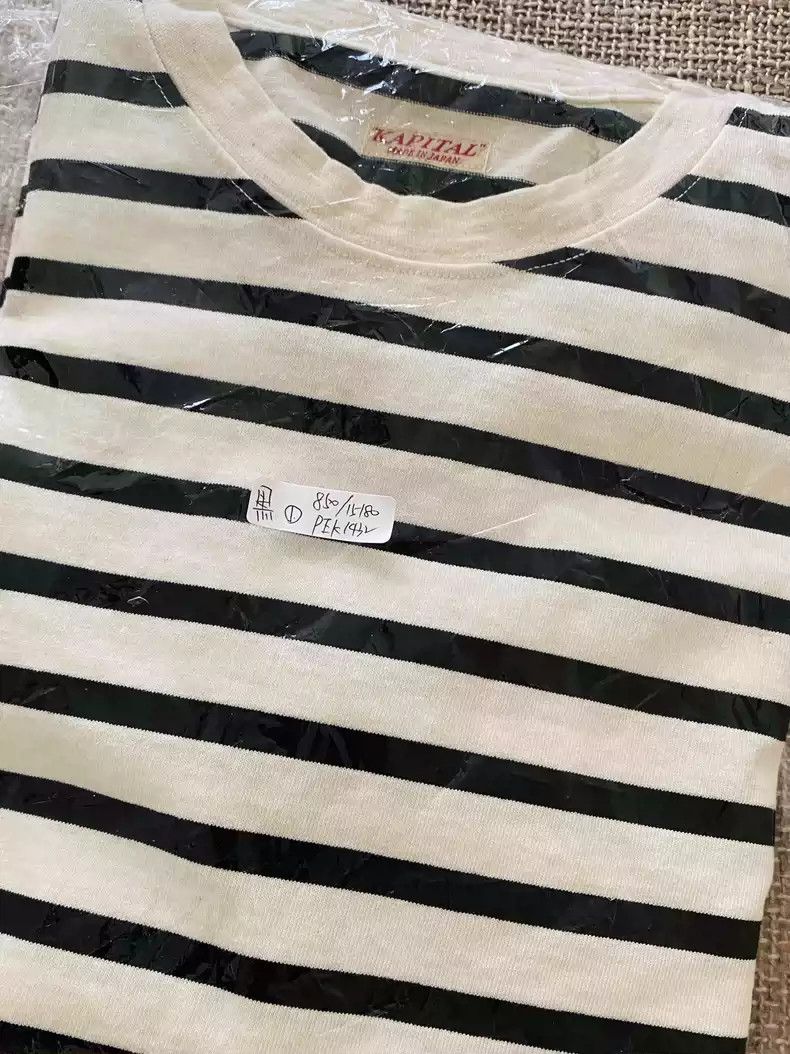 Kapital Kapital striped smiley face t Size US S / EU 44-46 / 1 - 5 Thumbnail