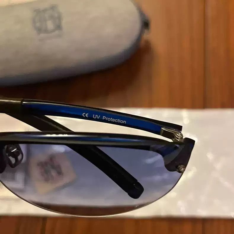 Jean Paul Gaultier Blue sunglasses.