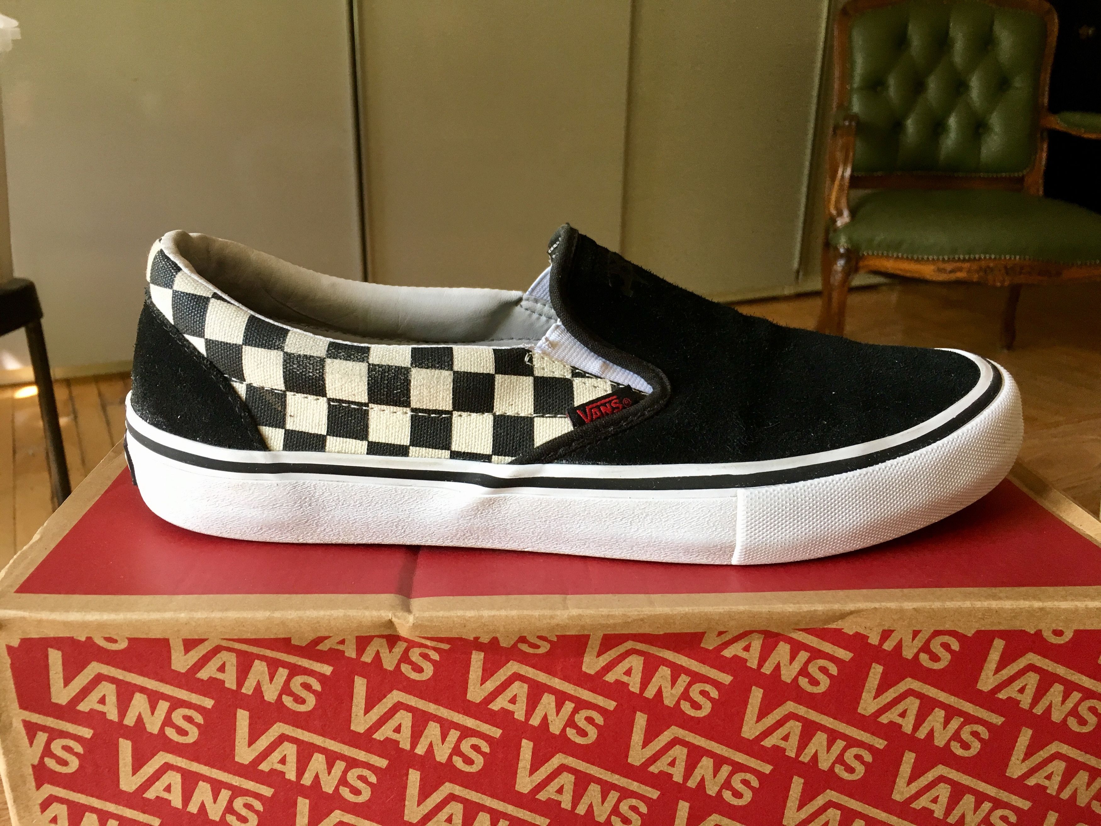 Vans slip on x thrasher clearance checkerboard