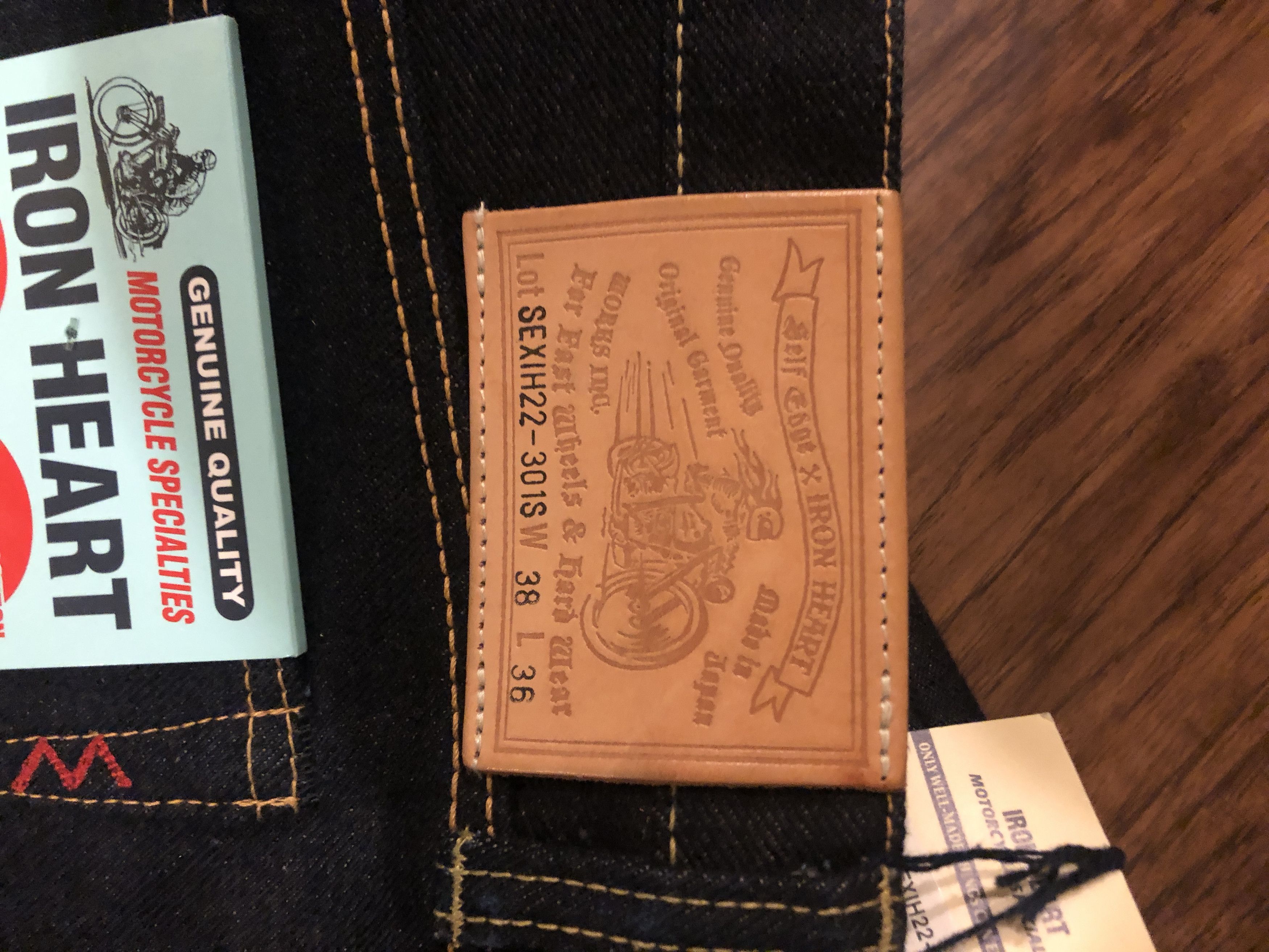 Iron Heart Iron Heart x Self Edge 301S Left Hand Twill Grailed