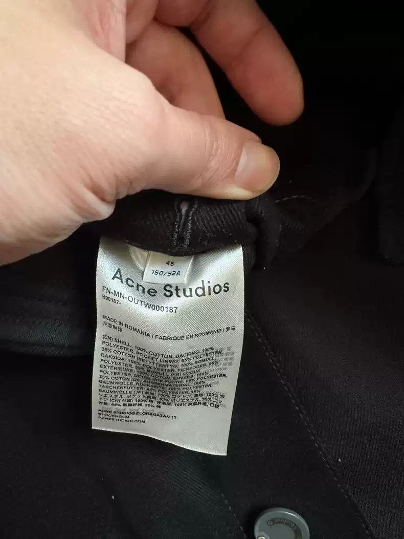 Acne Studios Acne Studios Black silhouette jacket Size US S / EU 44-46 / 1 - 5 Thumbnail