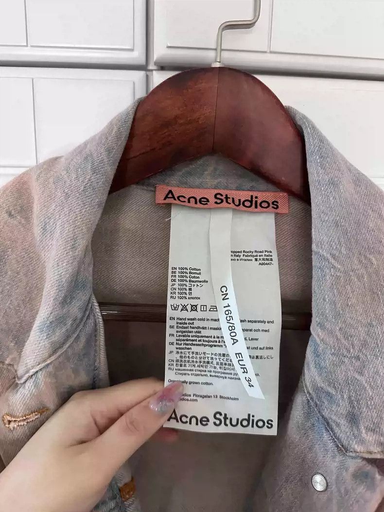 Acne Studios Acne Studios Denim gradient tie dye jacket Size US S / EU 44-46 / 1 - 3 Thumbnail