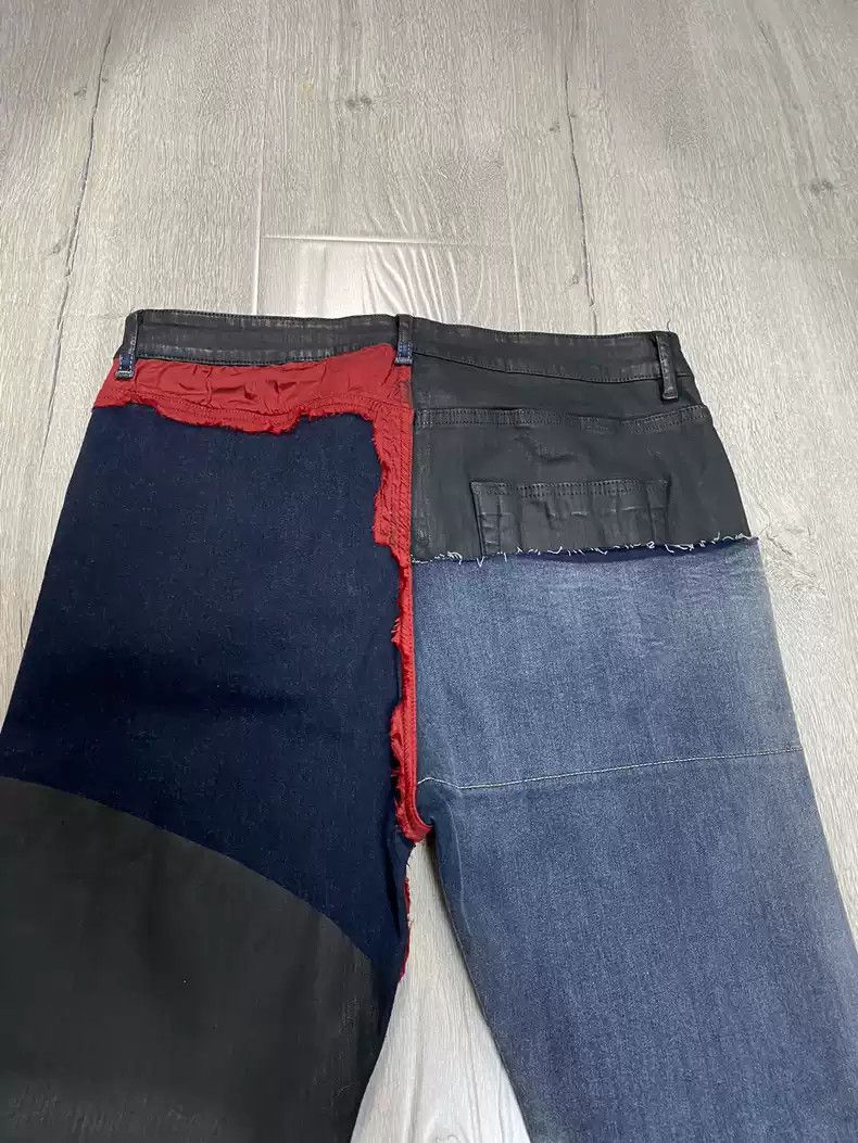 Rick Owens Rickowens drkshdw color matching stitching trousers Size US 32 / EU 48 - 6 Thumbnail