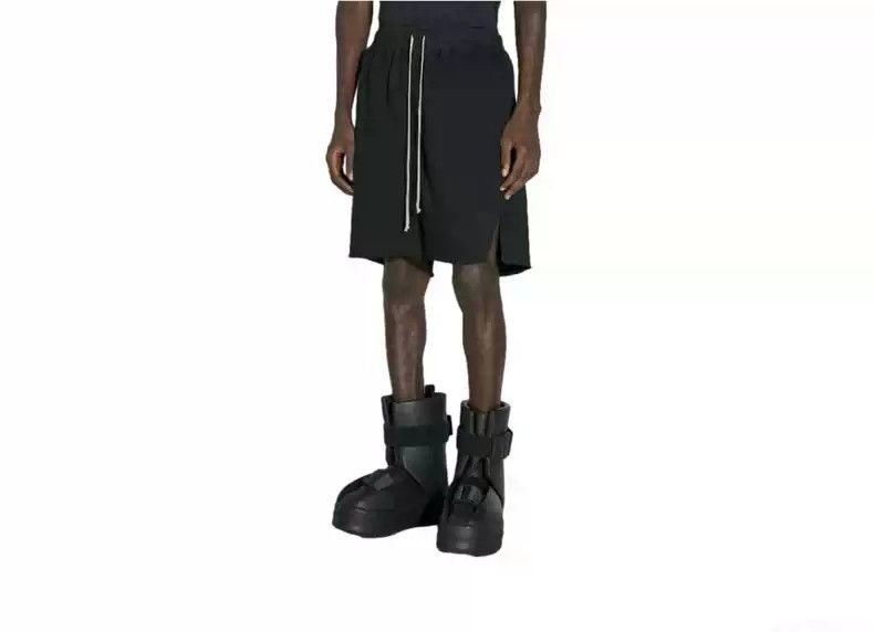 Rick Owens Rick Owensero drawstring lace hem split split shorts. Size US 36 / EU 52 - 5 Thumbnail