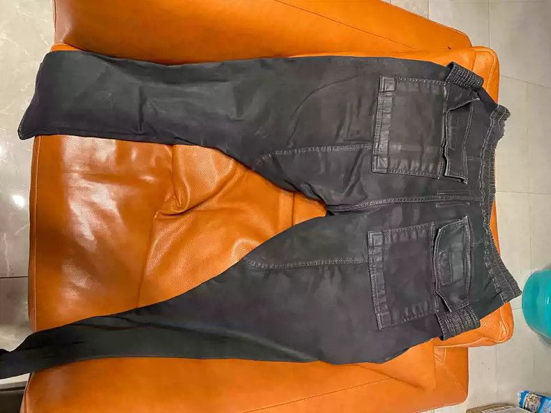 Rick Owens Rick owens Classic Waxed Double Loop Pants Size US 30 / EU 46 - 2 Thumbnail
