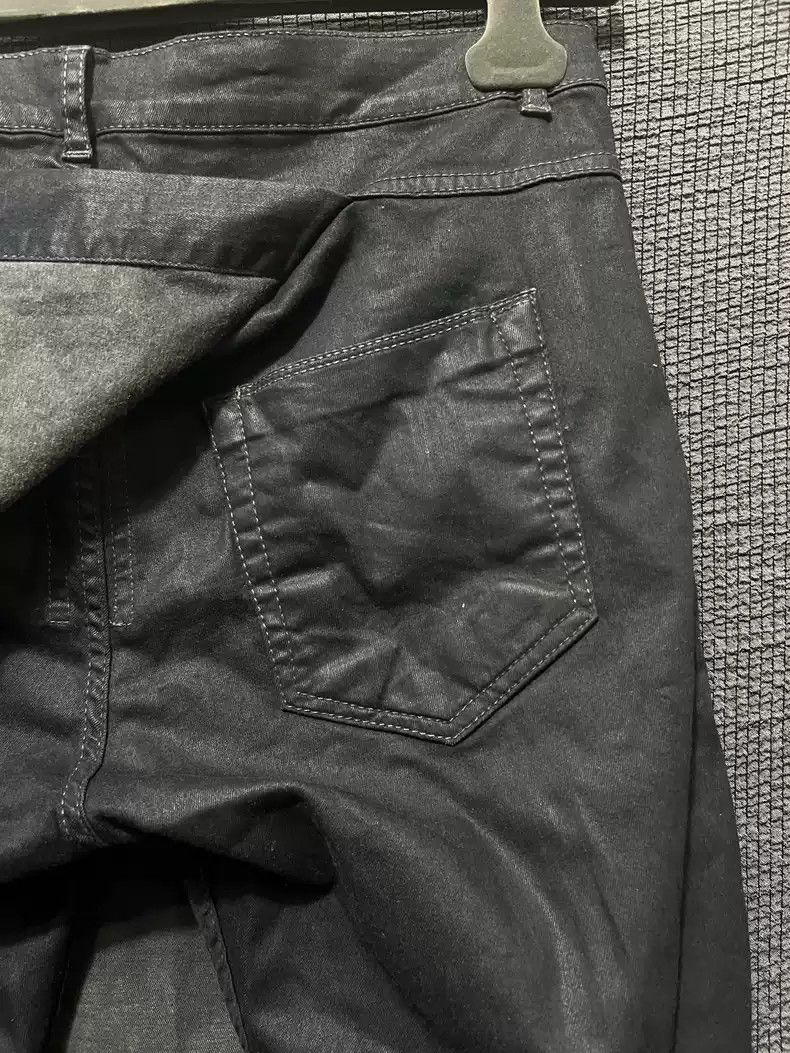 Rick Owens Rickowens 14ss brushed wax elastic denim jacket skirt pants Rick Owens jacket jeans Size US 30 / EU 46 - 7 Thumbnail