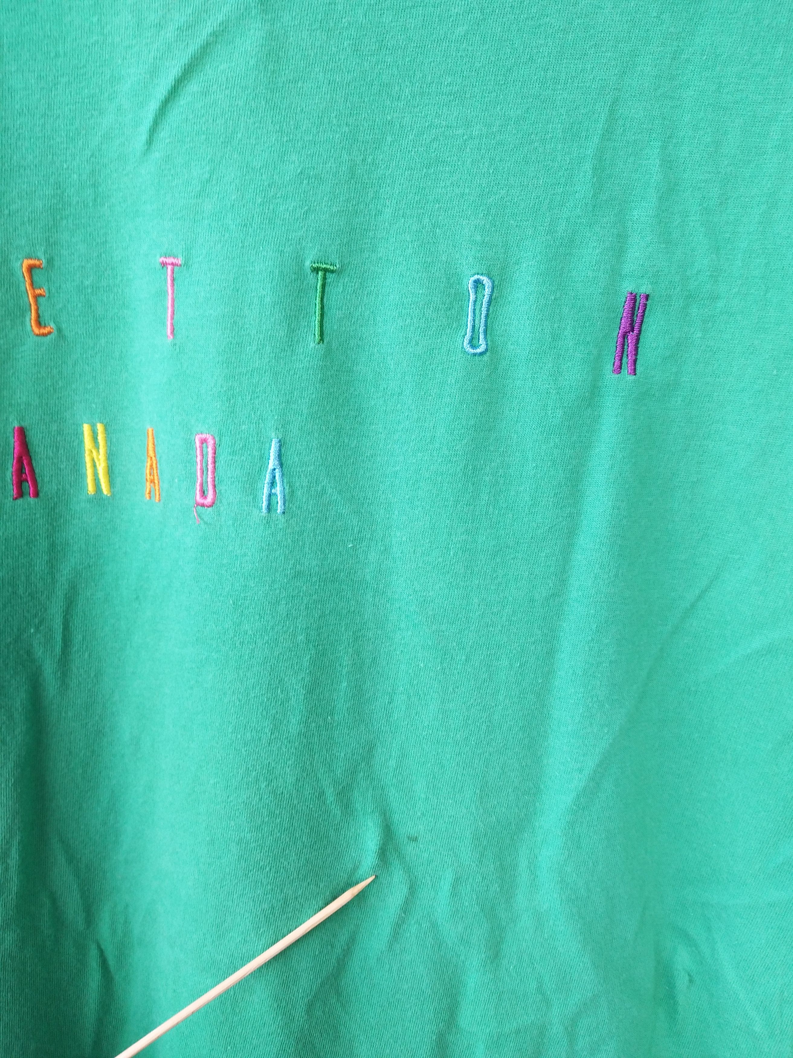 United Colors Of Benetton 🔥 Vtg United Colour of Benetton CANADA embroidery italy Size US L / EU 52-54 / 3 - 4 Thumbnail