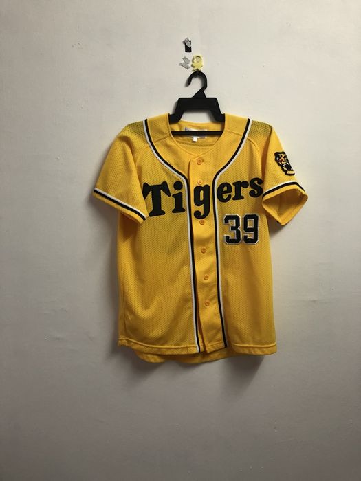 Official Retro 2003 Japan Hanshin Tigers Akihiro Yano Baseball Knit Jersey  #39 – Sugoi JDM