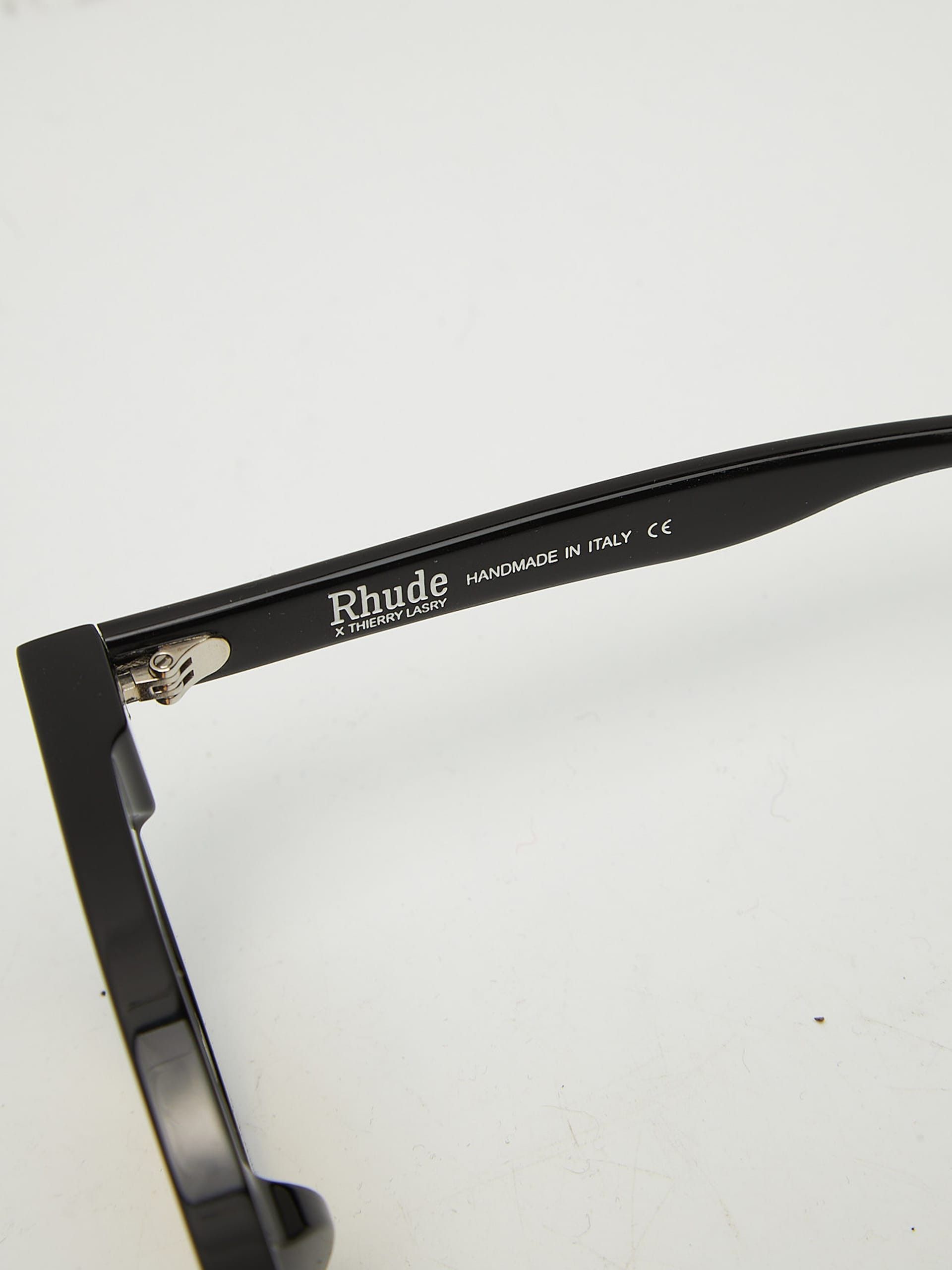 Rhude Black Yellow Lens Rodeo Sunglasses Size ONE SIZE - 4 Thumbnail