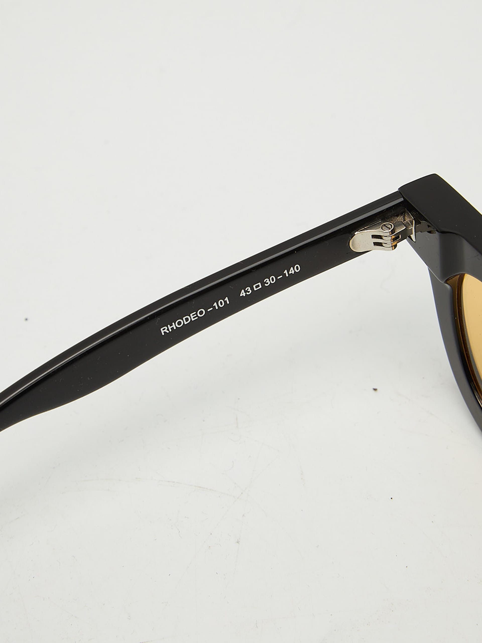 Rhude Black Yellow Lens Rodeo Sunglasses Size ONE SIZE - 5 Thumbnail