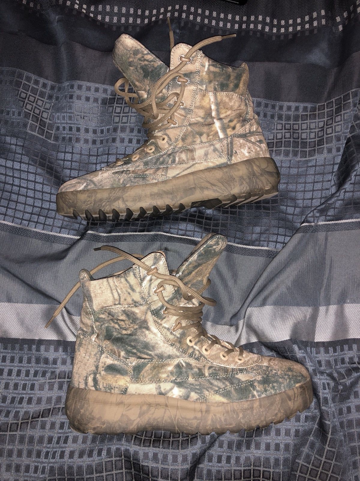 Yeezy Yeezy Season 5 Camo Combat Boots | Grailed
