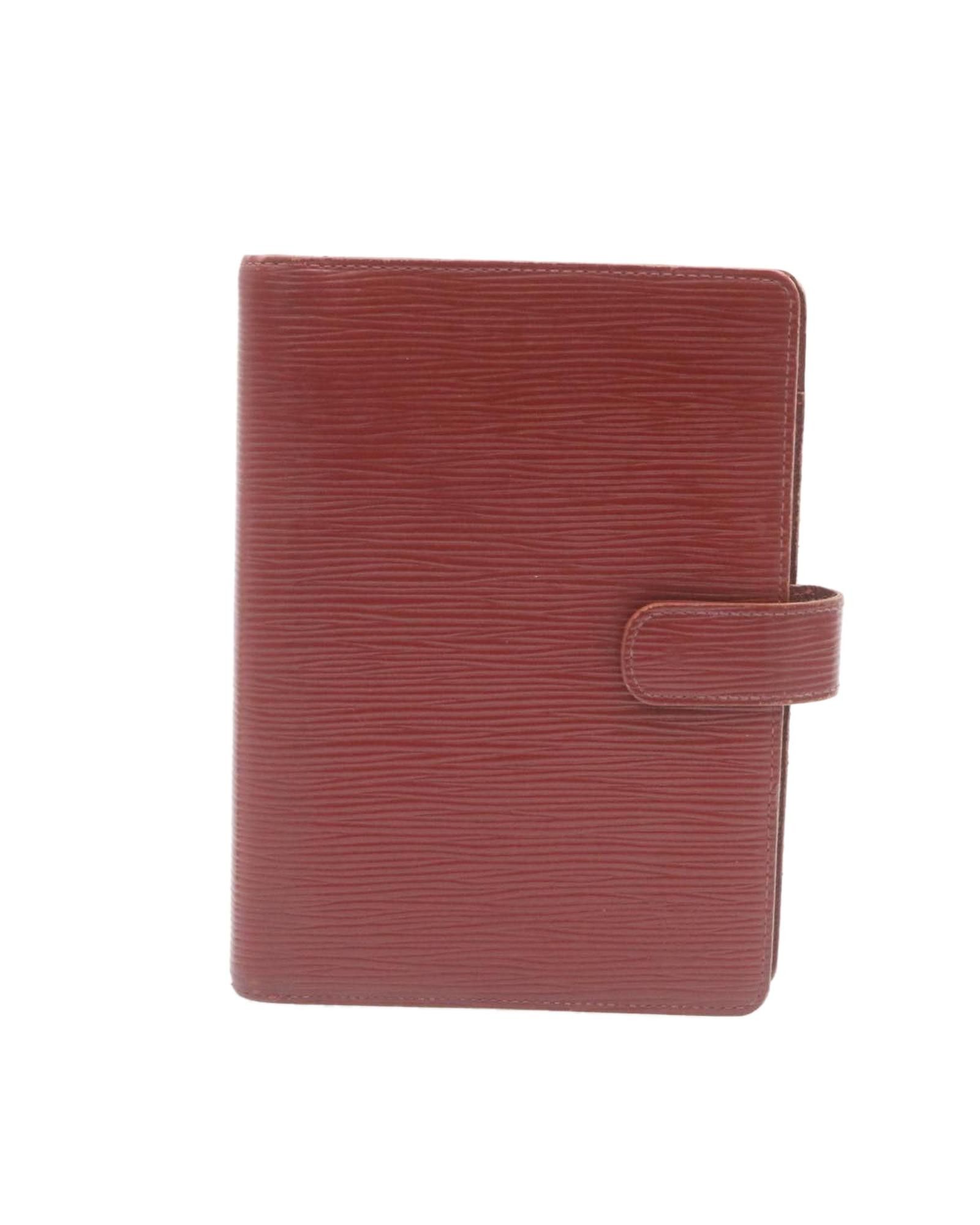 Louis Vuitton Red Epi Leather Day Planner Cover Grailed