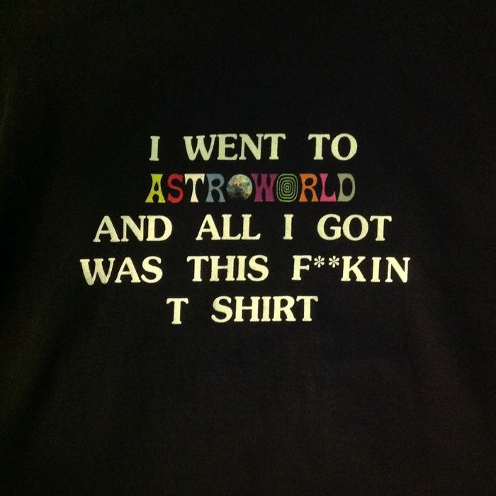 Travis Scott Astroworld "All I Got" Gov Ball Merch Grailed