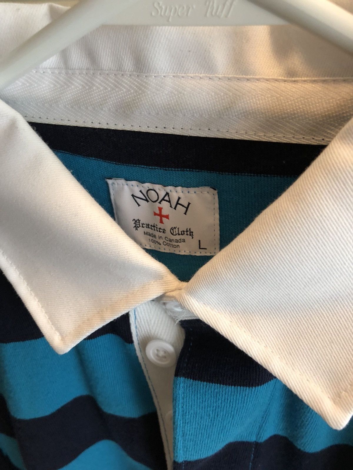 Noah Rugby Stripe Pullover Size US L / EU 52-54 / 3 - 2 Thumbnail